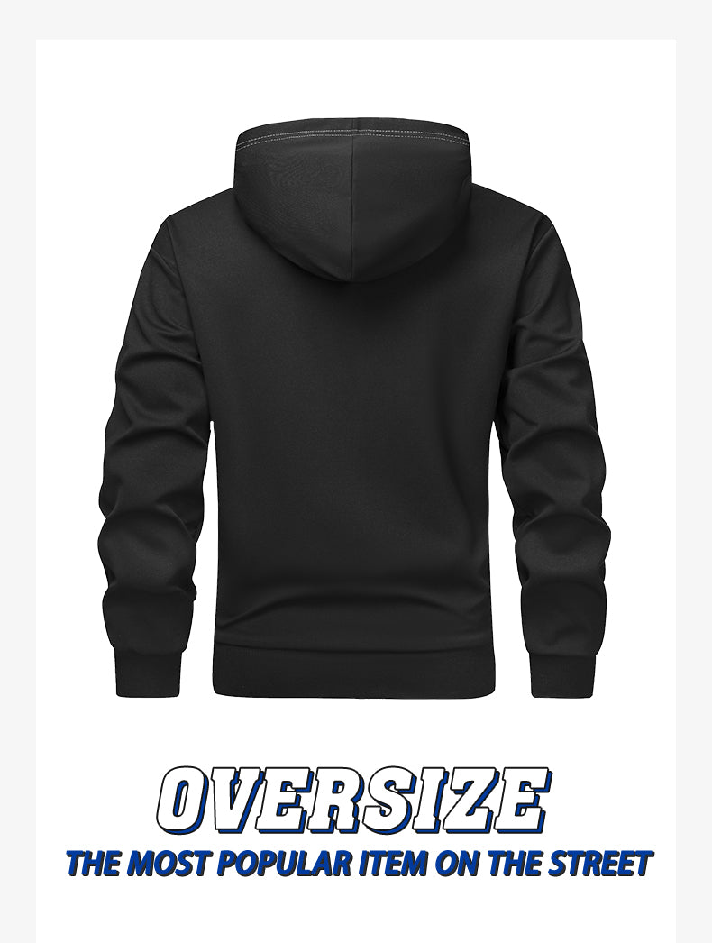 Casual Sporty Versatile Hooded Cardigan Composite Fashion Long Sleeve Sweatshirt Jacket